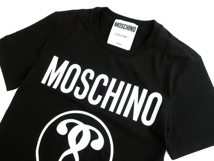 楽天市場】MOSCHINO COUTURE! モスキーノ ロゴプリント クルーネック 