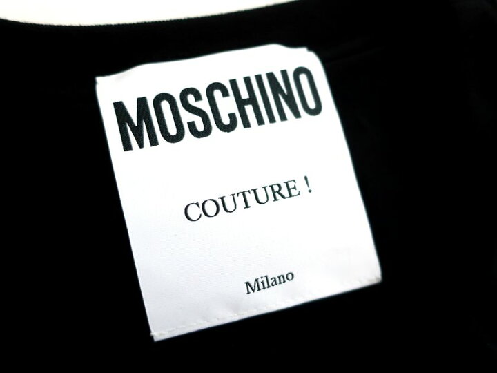 楽天市場】MOSCHINO COUTURE! モスキーノ ロゴプリント クルーネック 
