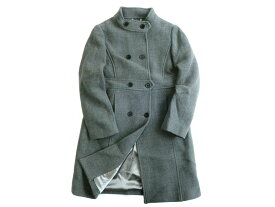 MILLY ミリー USA製 MADELINE COAT ウール混 メイドラインコート キッズ レディース 990DW07184G 定7.5万 グレー 8 ▲030▼30127k13