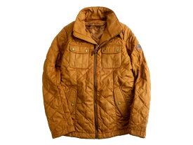 THE NORTH FACE ノースフェイス W'S FAIRVIEW JACKET EXCELLOFT ボアフリースライナー付 中綿 キルティング フェイクレザー ジャケット NYJ3LF87 定3.5万 キャメル 75(XS)-01 80(S)-02▲043▼30224k11