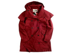 THE NORTH FACE ノースフェイス W'S RAINIER TRENCH COAT HYVENT 耐久撥水加工 ナイロンツイル ダブルブレスト トレンチコート レインウェア レディース NYJ2HG86 定2.7万 バーガンディ 80(XS) ▲043▼30228k15