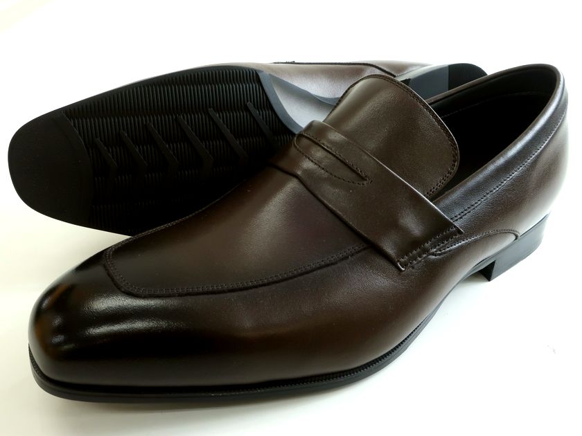 MODELLO モデロ Madras マドラス 日本製 本革 レザー コインローファー スリッポン 革靴 DMK9206T 定2.3万 ダークブラウン  28-01 29-02△032▽30327k 【新商品！】 靴