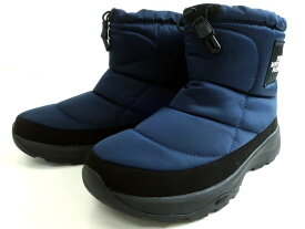 【中古】【新古品・未使用品】THE NORTH FACE ノースフェイス Nuptse Bootie WP Logo Short TEK WPROOF vibramソール ヌプシ ブーティ ウォータープルーフ ロゴ ショート ウインターブーツ NF52076 定価1.7万 アーバンネイビー 26-01 27-02 28-03 29-04 ▲070▼30419k06