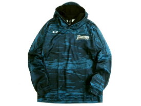 OAKLEY オークリー PERFORMANCE FIT GRID FLEECE 20.21 HNHF 北海道日本ハムファイターズ 球団公式ウェア 吸汗速乾 フーデッド テクニカルフリース パーカー トレーニングウェア 定価1.2万 FOA401496 ブルーストームプリント 5XL-01 6XL-02▲019▼30419k15