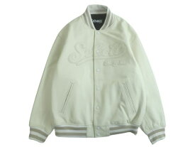 Schott N.Y.C. ショット FULL LEATHER STADIUM JACKET フルレザー スタジアムジャケット スタジャン 3121032 定価7.9万 ホワイト M-01 L-02 XL-03 2XL-04▲216▼30526k03