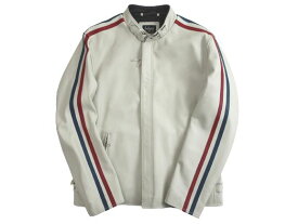 Schott N.Y.C. ショット CLASSIC RACER シープスキン クラシックレーザー レザー シングルライダース ジャケット 3111063 定価6.8万 ホワイト S-01 M-02 L-03 XL-04▲200▼30615k06