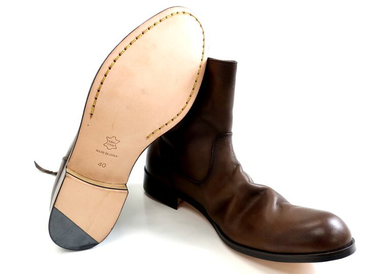 楽天市場】PADRONE パドローネ 日本製 BACK ZIP BOOTS バックジップ 