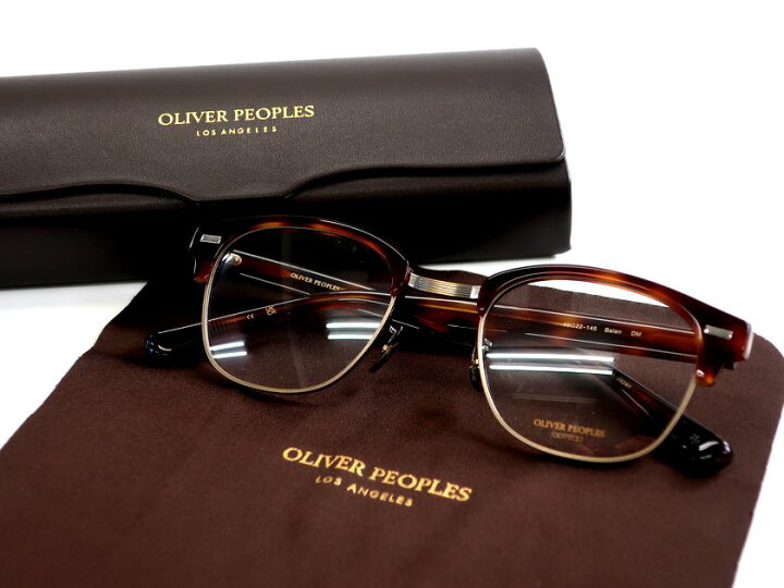 楽天市場】OLIVER PEOPLES オリバーピープルズ 日本製 Balen べっ甲調 