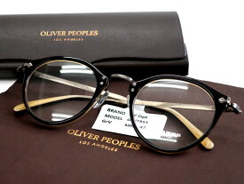 OLIVER PEOPLES Limited Edition オリバーピープルズ リミテッドエディション 日本製 505 MN 雅 彫刻デザインメタルテンプル ボストン メガネ 眼鏡 サングラス アイウェア 7953 定価3.4万 ブラウン メタル 47□24-142▲135▼30816k05