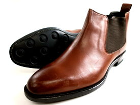 SHETLAND FOX シェットランドフォックス リーガル 日本製 グッドイヤーウェルテッド製法 Dainiteソール サイドゴア レザー ショートブーツ 527F ブラウン 8.5-01 9-02▲150▼31019k10