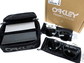 【中古】【新古品・未使用品】OAKLEY × FRAGMENT EDITION オークリー フラグメント エディション USA製 日本製 Frogskins TI フロッグスキン PRIZM 藤原ヒロシ コラボ チタン サングラス 眼鏡 0OO6044 0OO9245 マットブラック 56□16 54□17▲376▼31128k02