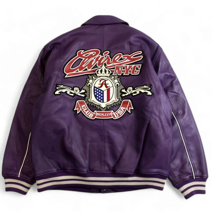 楽天市場】AVIREX アヴィレックス VARSITY JACKET CROWN LOGO クラウン  