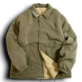 nanamica ナナミカ Reversible Wind Jacket PRIMALOFT プリマロフト ナイロン ボア リバーシブル ウィンド ジャケット S24FA019U 定価4.9万 ベージュ S-01 M-02 L-03▲098▼50303k09