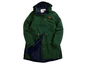 THE NORTH FACE ノースフェイス W's POHONO TRENCH COAT ナイロン混 バイカラー フーデッド トレンチコート レディース NYJ3LF97 定2.1万 グリーン ネイビー 75(XS)-01 95(XL)-02▲043▼20606k18