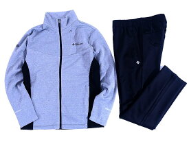 Columbia Sportswear コロンビア 切替 ストレッチ ジップアップ トラックジャケット パンツ セットアップ ウェア アウトドアウェア YMG804 グレー ブラック 90(S)▲031▼30522h01