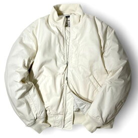 nanamica ナナミカ Insulation Varsity Jacket オーバーシルエット コットンツイル プリマロフト中綿入り ダブルジップ ヴァーシティジャケット SUAF359U 定価6.4万 ナチュラル XS ▲138▼41106w02