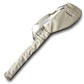 【中古】【新古品・未使用品】PEARLY GATES パーリーゲイツ ゴルフ 46inchクラブ対応 ショルダーストラップ付き 5～6本用 クラブケース 053-2984202 定価1.4万 ベージュ FR ▲017▼50206w02
