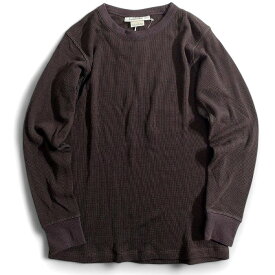 【中古】【新古品・未使用品】icebreaker アイスブレイカー U Merino Waffle LS Crewe メリノウール ワッフル フラットロック縫製 無地 クルーネック 長袖 カットソー Tシャツ ユニセックス IBOA575C 定価2.5万 ブラウン 2XS ▲050▼50918w06
