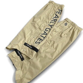 【中古】【新古品・未使用品】PEARLY GATES パーリーゲイツ ゴルフ 撥水×防風 Nyドビー 裏メッシュ シャドー千鳥柄 ストレッチ レッグカバー レインウェア ゴルフウェア レディース 053-2984302 定価1.1万 ベージュ FR ▲012▼51015w09