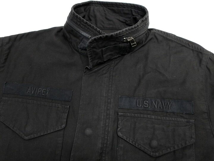 楽天市場】AVIREX アヴィレックス USN PATCH M-65 JACKET コットン 