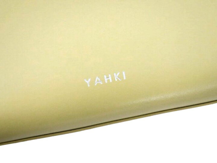 楽天市場】YAHKI ヤーキ SHOULDER BAG 本革 ダブルフェイスレザー 横長 