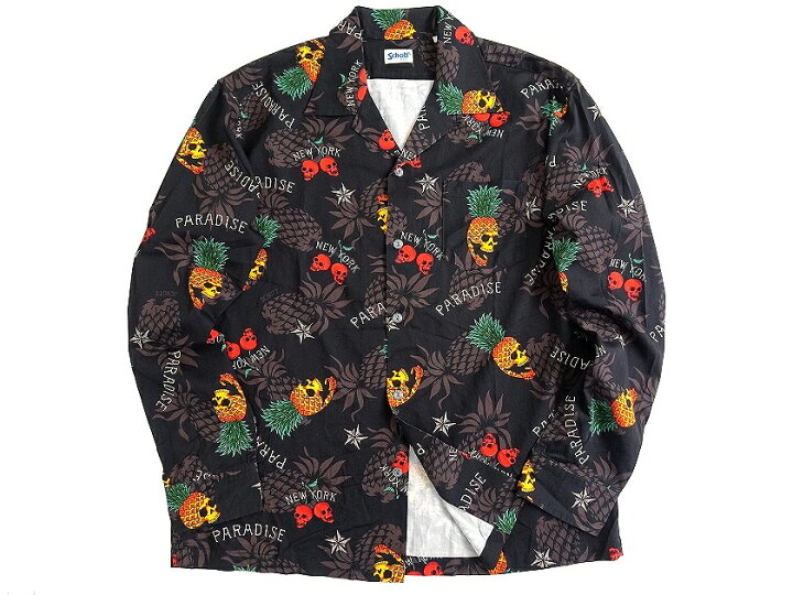 楽天市場】Schott N.Y.C. ショット L/S HAWAIIAN SHIRT スカル 