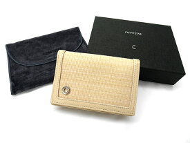 COMTESSE コンテス イタリア製 CARD HOLDER 本革 ホースヘア レザー 二つ折り カードホルダー カードケース 名刺入れ 定期入れ 10527 定8.2万 CORDAGE ▲051▼20602m09