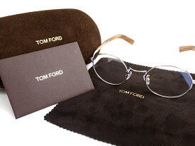 TOM FORD EYEWEAR トム フォード イタリア製 TF5329 メタルフレーム ラウンド メガネフレーム 伊達メガネ 眼鏡 アイウェア ケース付 FT5329 定5.6万 018▲078▼20613m06