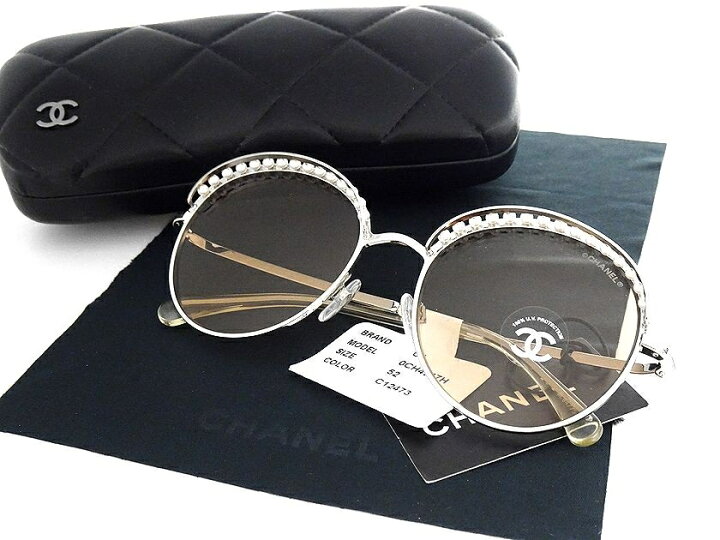 Chanel 4247H C12473 Silver Round Sunglasses