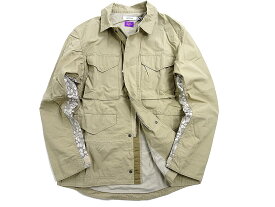 nonnative ノンネイティブ 日本製 TROOPER JACKET COTTON POPLIN コットンポプリン リバティプリント フィールドジャケット ダブルジップブルゾン M-65 NN-J3712 定7.5万 ベージュ 2 ▲100▼21228m03