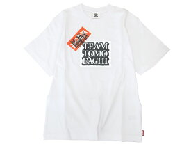 TEAM TOMODACHI LABEL TEE チーム友達 千葉雄喜 BlackEyePatch ブラックアイパッチ BEP 8.5oz シルクスクリーンプリント グラフィック クルーネック 半袖 Tシャツ ステッカー付 BEPSS24EI28 WHITE S-01 M-02 L-03 XL-04▲026▼40719m03