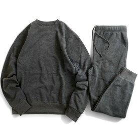 【送料無料】AOKI 青木 軽量 裏起毛 クルーネック スウェット トレーナー パンツ セットアップ ルームウェア 上下 2103-039 グレー S-01 M-02 L-03 LL-04▲003▼20701k08
