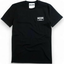 楽天市場】Moschino（Tシャツ・カットソー｜トップス）：メンズ 【美品】モスキーノ 半袖Tシャツ サイズS 黒 短丈総柄