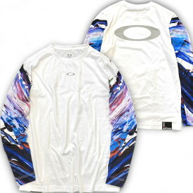 【中古】【新古品・未使用品】OAKLEY オークリー スカル PERFORMANCE FIT ENHANCE MY QD LS SP TEE Kokoro Collection 東京オリンピック限定モデル 山口歴氏 グラフィックプリント 長袖 Tシャツ カットソー FOA401977 ホワイト S-01 M-02 L-03 XL-04 XXXL-05 ▲009▼21226k04