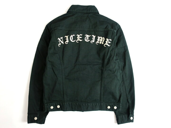 楽天市場 Wackomaria ワコマリア Guilty Parties チェーンステッチ刺繍 Nice Time Gジャン カラージャケット 定価3 2万 日本製 黒 S 01 M 02 080 k03 Crawler