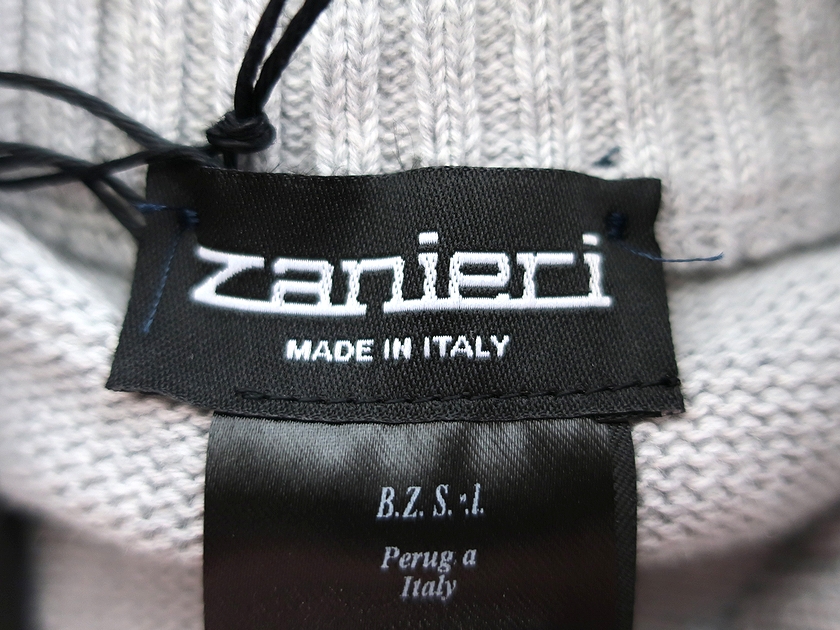Zanieri ザニエリ イタリア製 コットン ニット カーディガン ニットジャケット 定4.6万 グレー L▲069▼90927k13 |  CRAWLER