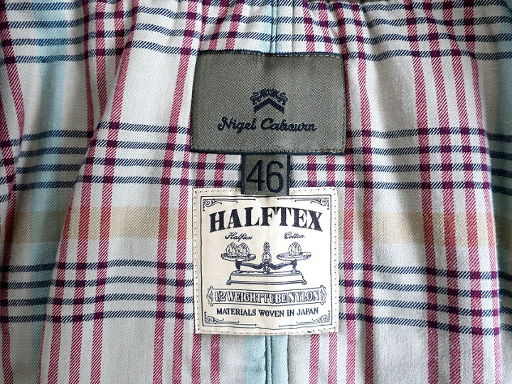 楽天市場】NIGEL CABOURN ナイジェルケーボン HALFTEX ハーフテックス 