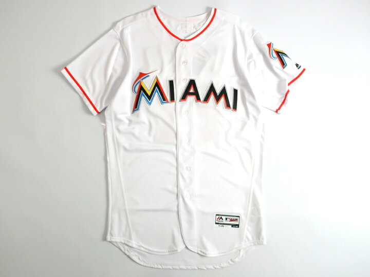 楽天市場 Majestic マジェスティック Usa製 Mlb メジャーリーグ ベースボール Miami Marlins マイアミマーリンズ Authentic Collection Flex Base Ichiro イチロー選手 51 Home プレイヤー ユニフォーム 野球 定4 1万 ホワイト 40 01 44 02 48 03 058 k06 Crawler