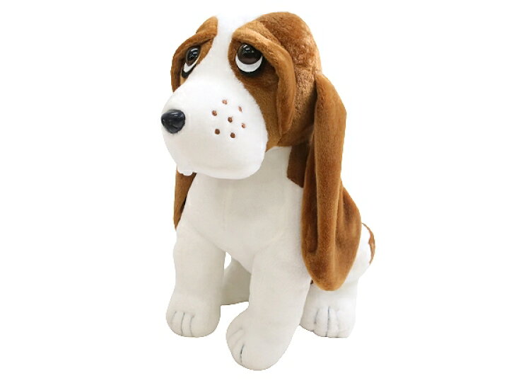 楽天市場 Hush Puppies 特大 ハッシュパピー 限定 クラシックパピー バセットハウンド 犬 ぬいぐるみ ブラウン ホワイト ブラック ミドルサイズ 0 k08 Crawler