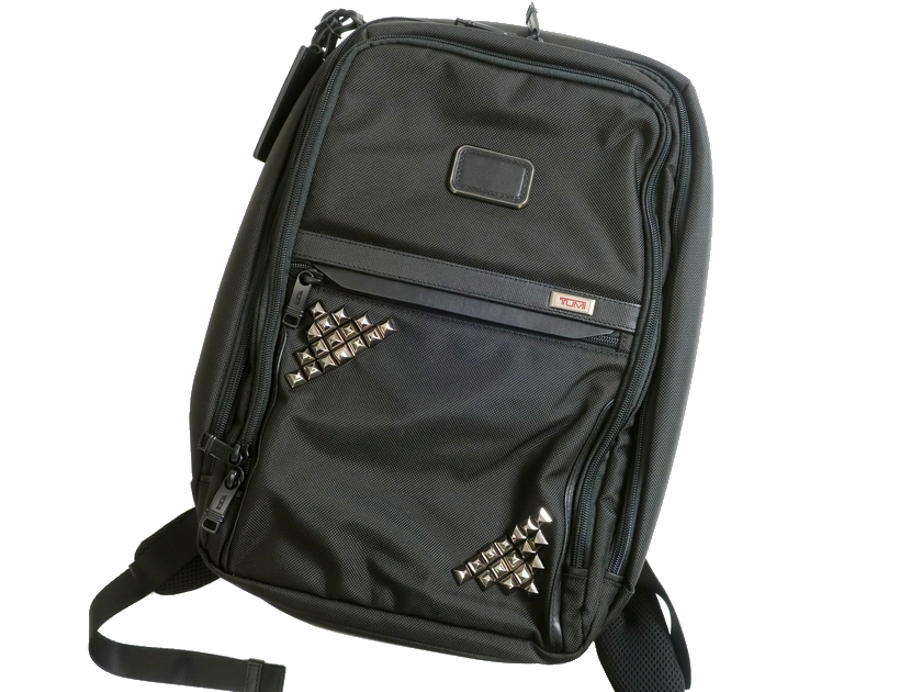 日本 TUMI トゥミ Alpha 3 Slim Backpack ランポー二社製スタッズ使用 流行に 10202k12 150 バックパック 定7.2万 リュック ブラック FXTバリスティックナイロン