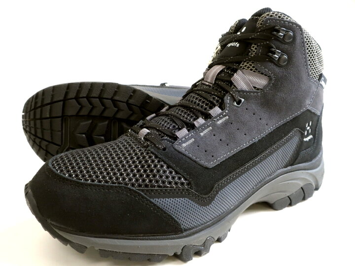 楽天市場 Haglofs ホグロフス Skuta Mid Proof Eco Men ウォーキング トレッキングシューズ 定3 5万 ブラック チャコール 26 4 064 k12 Crawler