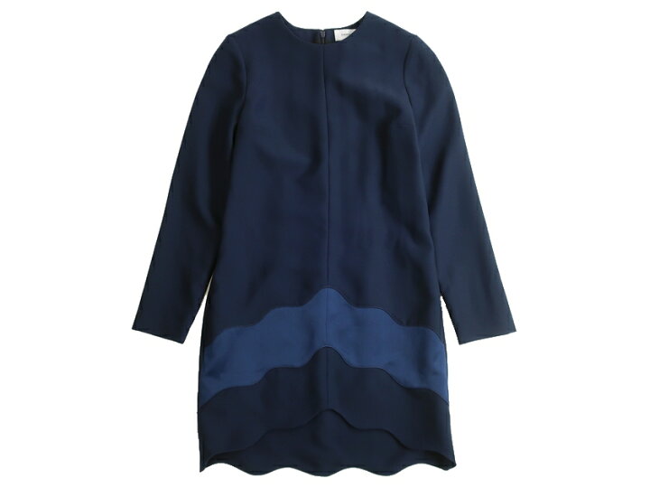 楽天市場】CARVEN カルヴェン CREPE ENVERS SATIN デザイン 切替 