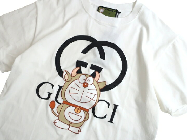 楽天市場】美品 GUCCI × DORAEMON グッチ ドラえもん 50周年記念 牛 