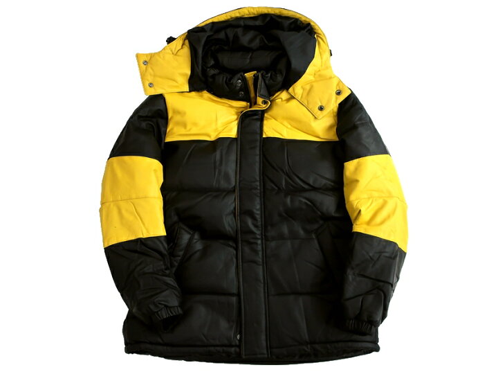 楽天市場】AVIREX アヴィレックス LEATHER DOWN JACKET 本革 フード付 