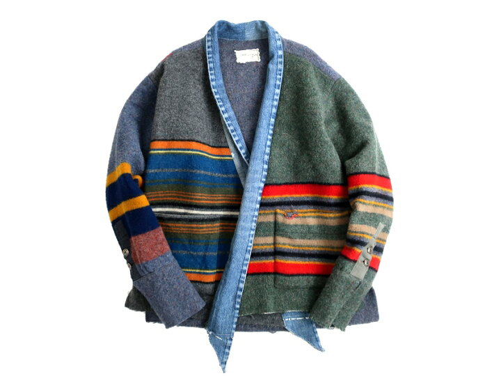 楽天市場】Greg Lauren グレッグローレン USA製 MIXED BLANKET KIMONO 