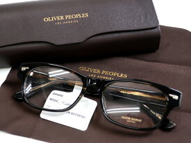 OLIVER PEOPLES オリバーピープルズ 日本製 DENTON スクエア 彫金 メガネ 眼鏡 定3.1万 ブラウン▲080▼20328k04
