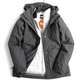 【中古】【新古品・未使用品】THE NORTH FACE ザ・ノース・フェイス 防水×撥水×高透湿 HYVENT搭載 耐久撥水DWR 高機能中綿EXCELLOFT 3way 中綿入りフルライナー付き マウンテンパーカー ウィンドブレーカー NFJ2YG80 DGY 80X(S) ▲043▼50903s02