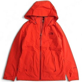 【中古】【新古品・未使用品】THE NORTH FACE ザ ノースフェイス 耐久撥水加工 GORE-TEX パッカブル フード付き ウィンドブレーカー パーカー マウンテンジャケット NFJ2SGG81 レッド HRE 85/M ▲048▼50905s02