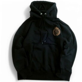 nanamica Awake ナナミカ アウェイク 日本製 Hooded Pullover Sweat ロゴ刺繍 プリント フーデッド プルオーバー スウェット パーカー フーディ SUHS214 ブラック S ▲078▼30309k16