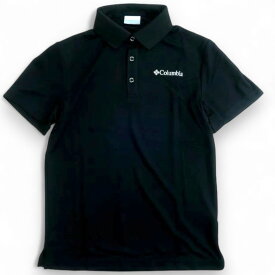 Columbia Sportswear コロンビア スポーツウェア アウトドアウェア Coolon メッシュ ストレッチ 半袖 ポロシャツ C12YMC006 ブラック 90(S) 95(M) 100(L)▲005▼30516k05